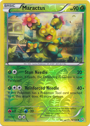 Maractus - 16/124 - Uncommon - Reverse Holo