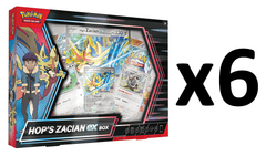 Pokemon SV9 Journey Together Hop's Zacian ex Box CASE (6 Boxes)