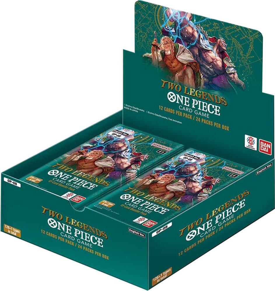 One Piece Card Game - OP08 Two Legends Booster Box - One Piece Card Game  One  Piece Booster Boxes & Packs - Collector's Cache LLC