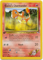 Blaines Charmander - 61/132 Common - 1st Edition