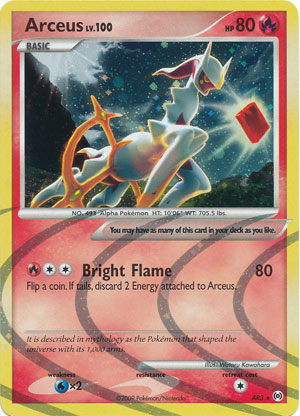 Arceus - AR3 - Holo Rare