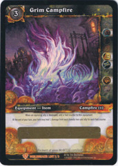 Grim Campfire Loot Card