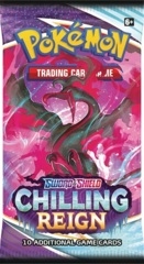 Pokemon SWSH6 Chilling Reign Booster Pack -- RANDOM PACK ART