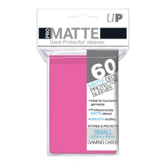 Ultra Pro Small Size PRO-MATTE Sleeves - Bright Pink - 60ct