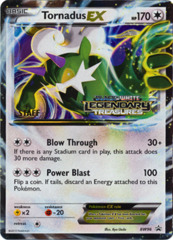 Tornadus EX BW96 Holo STAFF Promo - Legendary Tresures Prerelease