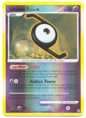 Unown [Z] - 72/132 - Uncommon - Reverse Holo