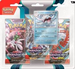 Pokemon SV4 Paradox Rift 3-Pack Blister - Cetitan