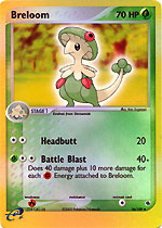 Breloom - 16/109 - Rare - Reverse Holo