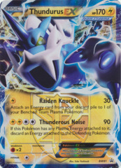 Thundurus EX BW81 Holo Promo - Team Plasma Tin Exclusive