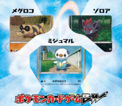 Japanese Pokemon Black & White Collection Sheet - Oshawott