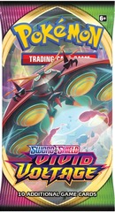 Pokemon SWSH4 Vivid Voltage Booster Pack -- Orbeetle Vmax Pack Art