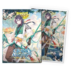 Dragon Shield Matte Art Standard-Size Sleeves - Grand Archive Jin, Fate Defiant - 100ct