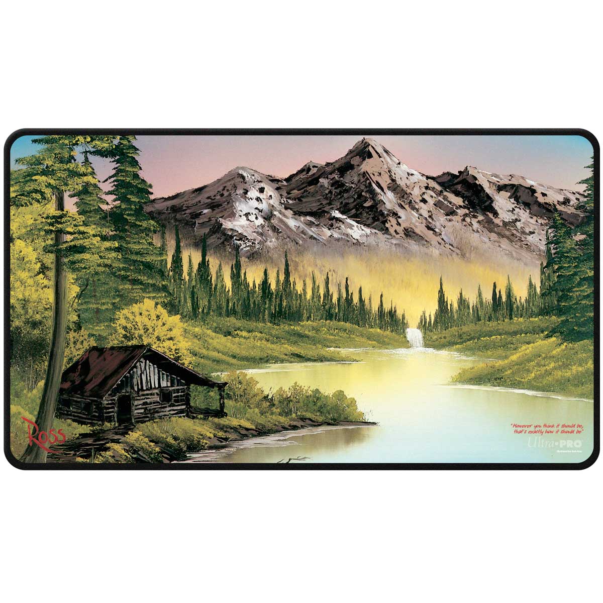 Ultra Pro - Bob Ross Collection Playmat - Mountain Retreat