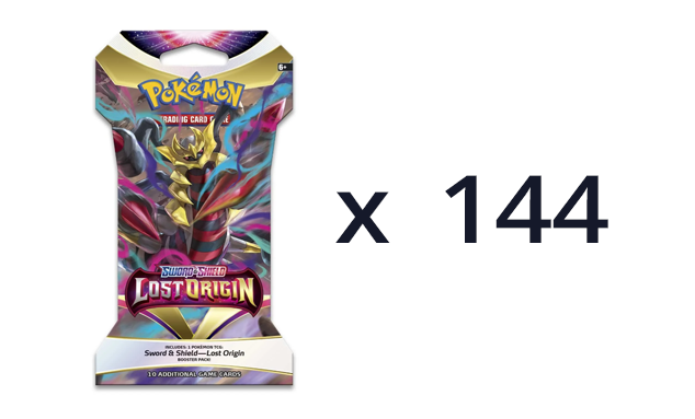 Pokemon SWSH11 Lost Origin Sleeved Booster Case (144ct)