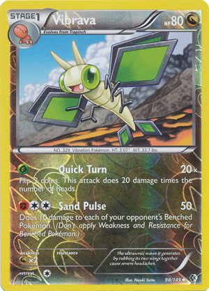 Vibrava - 98/149 - Uncommon - Reverse Holo