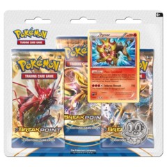 Pokemon XY9 BREAKpoint 3-Booster Blister Pack - Pyroar Promo