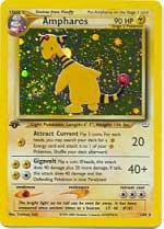 Ampharos - 1/64 - Holo Rare - 1st Edition