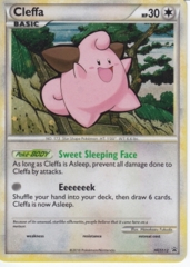 Cleffa HGSS12  Cosmos Holo Promo - HS Unleashed Blister Exclusive