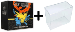 MINT Pokemon Hidden Fates Elite Trainer Box PLUS Acrylic Case Protector