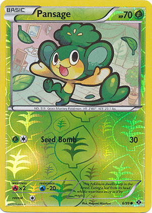 Pansage - 6/99 - Common - Reverse Holo