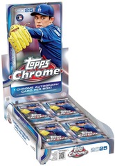 2025 Topps Chrome MLB Baseball Hobby Box