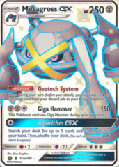 Metagross GX 157a/145 Full-Art Promo- Hidden Fates Ultra Ball Collection