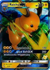 Raichu GX - 60 - Ultra Rare - Battle Academy: Pikachu Deck