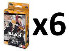 Union Arena BLEACH: Thousand-Year Blood War Starter Deck DISPLAY Box (6 Decks) UE01ST