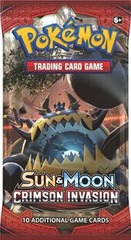 Pokemon Sun & Moon SM4 Crimson Invasion Booster Pack -- Guzzlord Pack Art