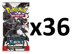 Pokemon SV10.5 Black Bolt 36ct Booster Pack Lot -- NO REFUNDS OR CANCELLATIONS, ALL SALES ARE FINAL
