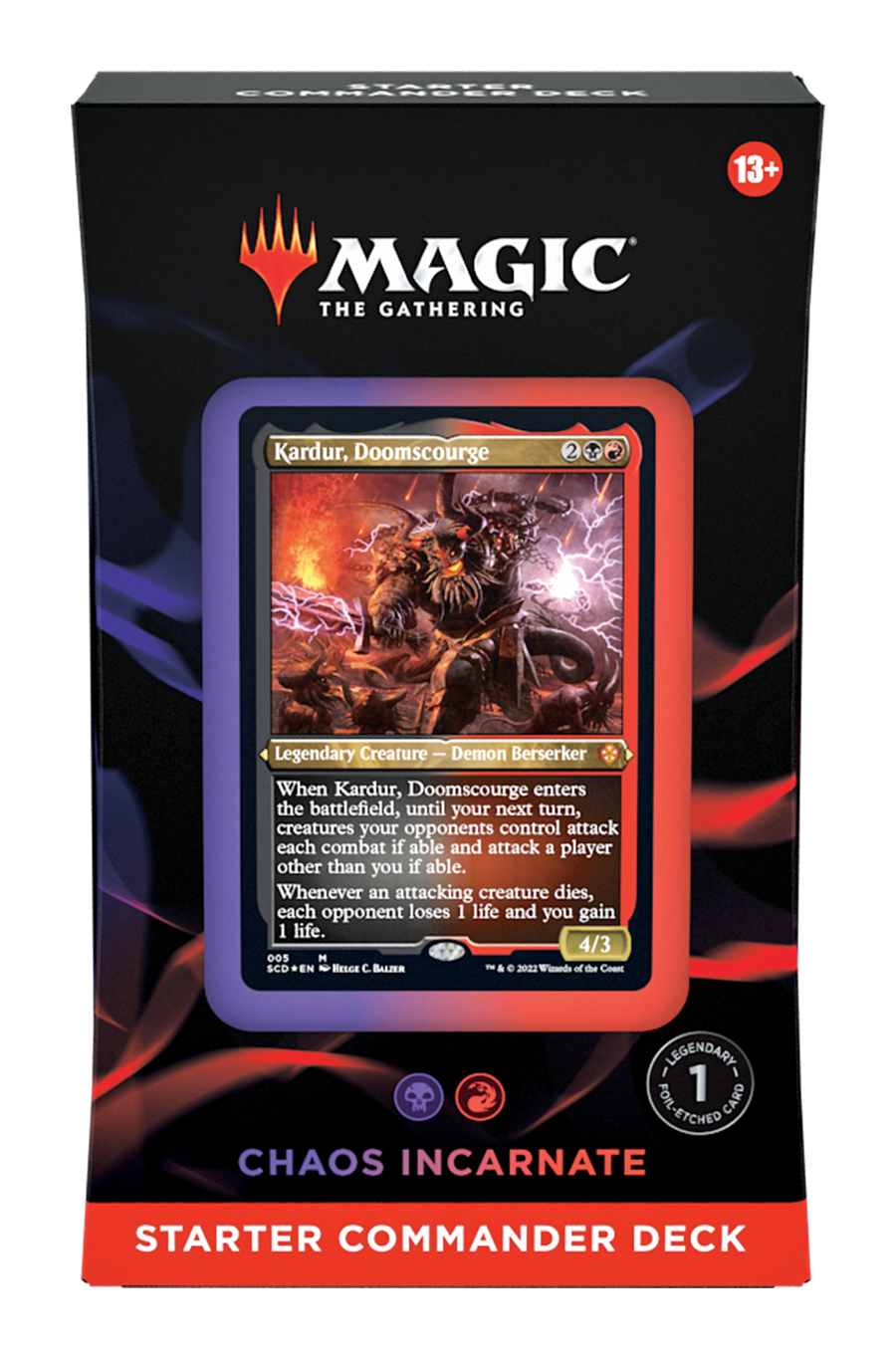MTG 2022 Commander Starter Deck - Chaos Incarnate