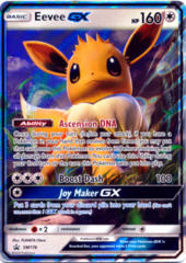 Eevee GX SM176 Wave Holo Promo - Jolteon GX Special Collection