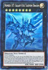 Number 107: Galaxy-Eyes Tachyon Dragon - LTGY-EN044 - Ghost Rare - Unlimited Edition