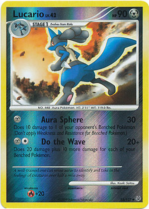 Lucario - 53/127 - Uncommon - Reverse Holo