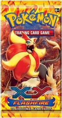 Pokemon XY2 Flashfire Booster Pack -- Pyroar Pack Art