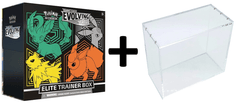 MINT Pokemon SWSH7 Evolving Skies Elite Trainer Box - Leafeon/Flareon/Jolteon/Umbreon PLUS Acrylic Case Protector