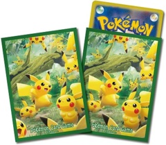 Japanese Pokemon Pikachu's Forest Sleeves - 64ct