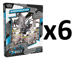 Pokemon SV10.5 Black Bolt Binder Collection Box CASE (6 Boxes)