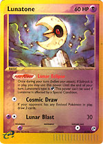 Lunatone - 8/100 - Rare - Reverse Holo