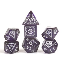 Sirius Dice Dungeons & Dragons Adventure Dice - Warlock: Purple