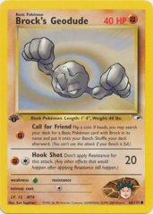 Brock's Geodude - 66/132 Common - 1st Edition