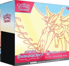 Pokemon SV4 Paradox Rift Elite Trainer Box - Roaring Moon (Blue/Yellow) - POKEMON CENTER EXCLUSIVE