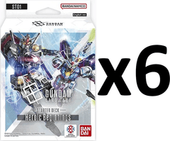 Gundam Card Game - ST01 Heroic Beginnings Starter Deck DISPLAY (6 Decks)