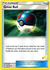 Great Ball - 38 - Uncommon - Battle Academy: Pikachu Deck