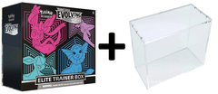 MINT Pokemon SWSH7 Evolving Skies Elite Trainer Box - Sylveon/Vaporeon/Glaceon/Espeon PLUS Acrylic Case Protector