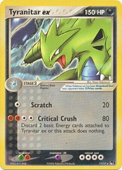 Tyranitar EX 17/17 - NON-Holo Rare