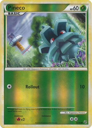 Pineco - 62/90 - Common - Reverse Holo