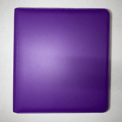 12-Pocket Zipper Binder - Purple