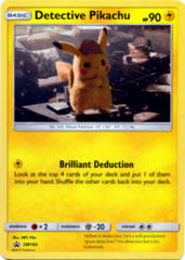 Detective Pikachu SM194 Cosmos Holo Promo - Detective Pikachu Case File