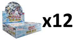 Yu-Gi-Oh Justice Hunters 1st Edition Booster CASE (12 Booster Boxes) FACTORY SEALED -- NO REFUNDS OR CANCELLATIONS, ALL SALES ARE FINAL